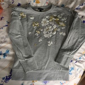 JCrew embellished sweatshirt